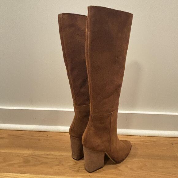Steve Madden Brown Heeled Boots - Picture 5 of 10